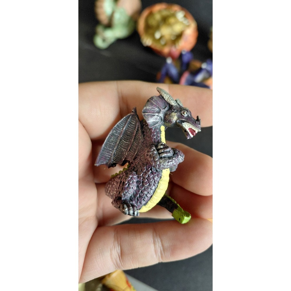 Mythical Creatures collectible fantasy Decor dragon & hatchling resin figurines - Picture 8 of 16